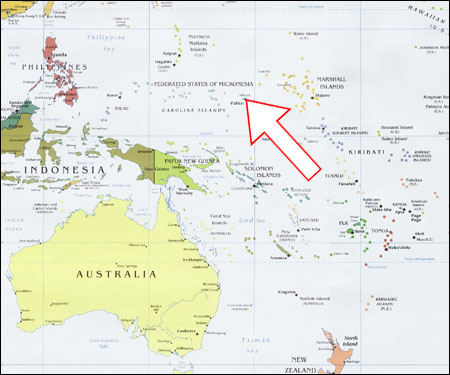 Map of Oceania