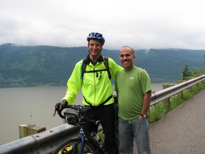 It is easy making new friends - a loaded bike draws a lot of attention...