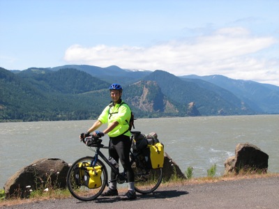 Along the Columbia River on Washington Highway 14, heading East.