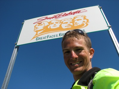 Entering South Dakota, a few miles out of Belle Fourche, SD.
