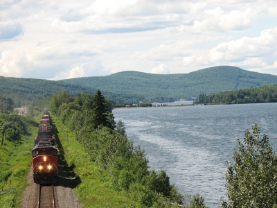 At Lac Baker, New Brunswick.