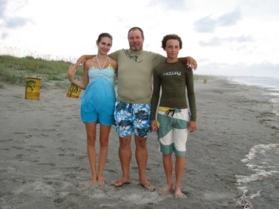 Meeting up with the Longanecker Family in Mt. Pleasant, SC. We met in Micronesia several years ago...