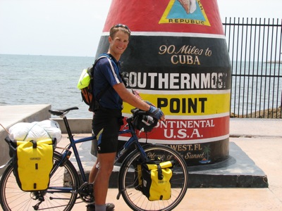 Monument at the southernmost point of the continental United States... I've been waiting to have my picture taken here for a long time...