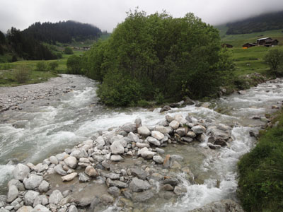 Vorderrhein bei Sedrun.