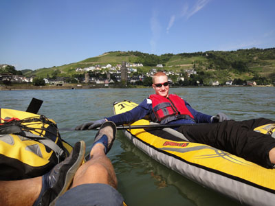 Schöne Weinbaudörfer am Mittelrhein.