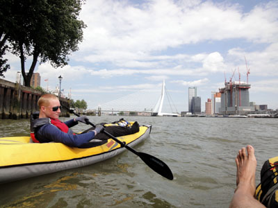 Rotterdam, die zweitgrösste Stadt in den Niederlanden.
